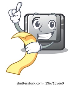 With menu button C isolated in the cartoon