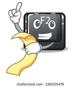 With menu button f2 isolated with the character