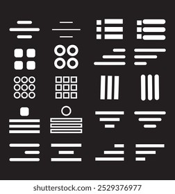 Menu button icon set symbol. Hamburger Menu Flat Icons. Menu Icons Vector Set of UI Design Elements. Hamburger or burger line app menu for home or drop list eps 10