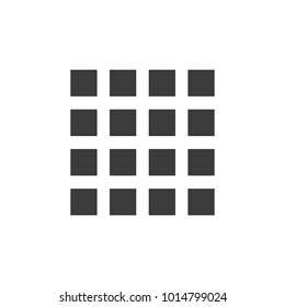 Menu button vector icon