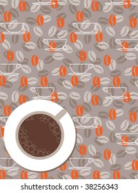 Menu or  Cafe card (vector)