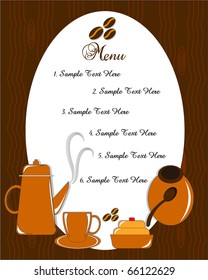 menu card