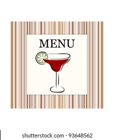 Menu card