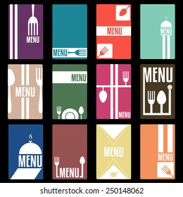 Menu card design