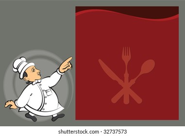 Plantilla de diseño de tarjeta de menú