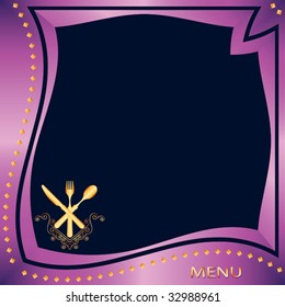 Plantilla de diseño de tarjeta de menú