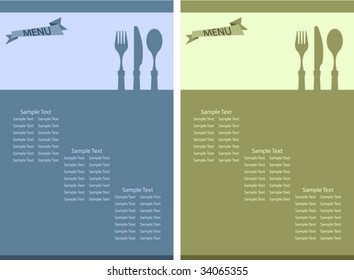 Menu Card Design template