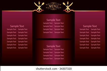 Menu Card Design template