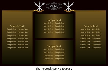 Menu Card Design template