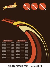 Menu Card Design template