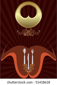 Plantilla de diseño de tarjeta de menú