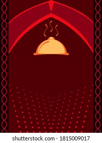 Menu Card Design Template Vector Art Illustration