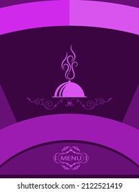 Menu Card Design Template Vector Art Illustration