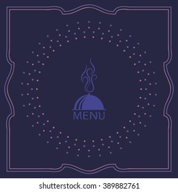 Menu Card Design Template  Vector Illustration