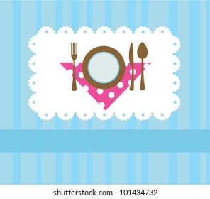 menu card design. vector illustration