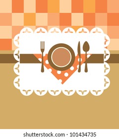 menu card design. vector illustration
