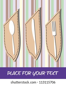 Menu card design/Vector illustration