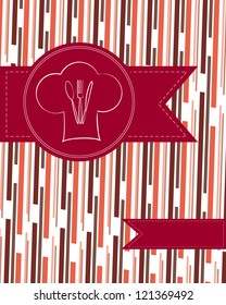 Menu card design/Vector illustration