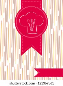 Menu card design/Vector illustration