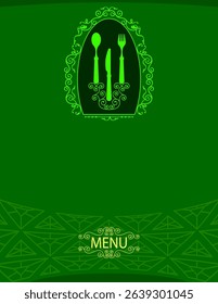 Menu Card Template, Food Menu, Food Item List, Restaurant Food Menu Card Vector Art Illustration