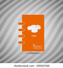 Menu card. Vector illustration.