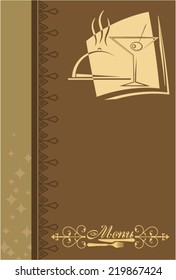 Menu Card Wine Design Template