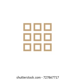 Menu catalog line vector icon