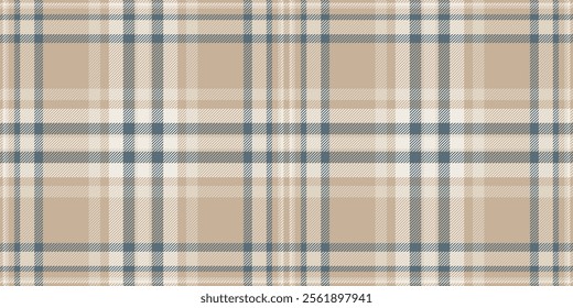 Menu check pattern vector, infinity texture textile seamless. Woman background plaid fabric tartan in pastel and light colors palette.