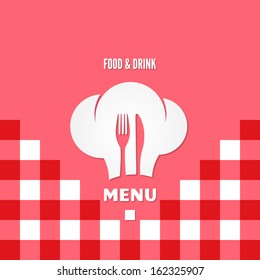 menu chef design background