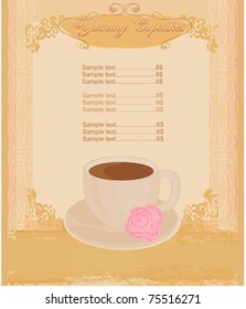 menu coffee shop