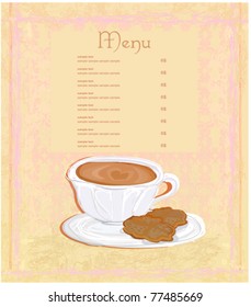 menu coffee shop
