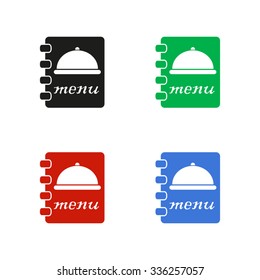 menu - color vector icon