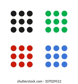 Menu - color vector icon
