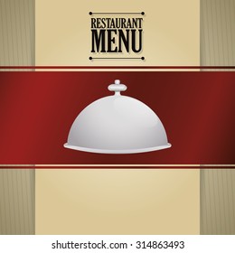 Menu concept with chefs and restaurant icons design, vector illustration 10 eps graphic.