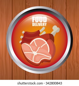 Menu concept with food  icons design, vector illustration 10 eps graphic