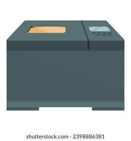 Menu cooking bread icon cartoon vector. Home device. Iron electrical toast