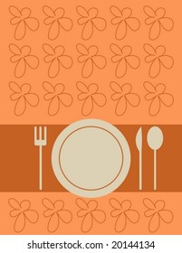 Menu cover