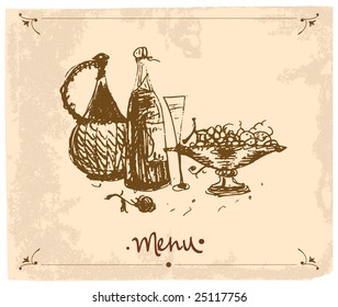 menu cover design