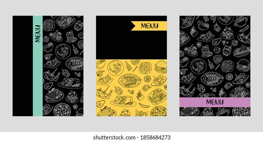 También hay una cafetería y un restaurante. Vector. 