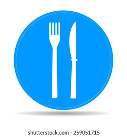 menu with cutlery sign. vector illustration EPS