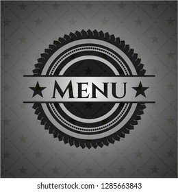 Menu dark icon or emblem
