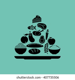 menu delicious food  design 