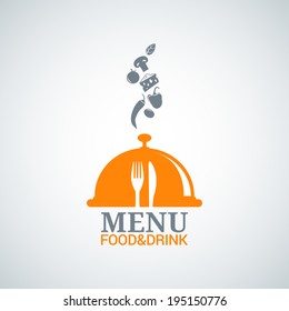 menu design food drink dishes background