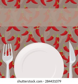 Menu design for a Mexican restaurant.