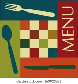 menu design over   background vector illustration   
