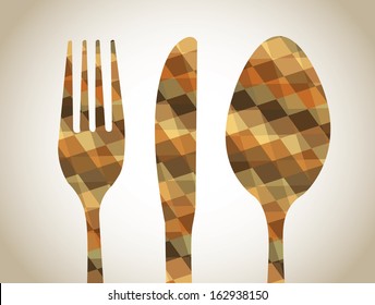 menu design over beige background vector illustration