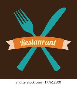 menu design over black background vector illustration   