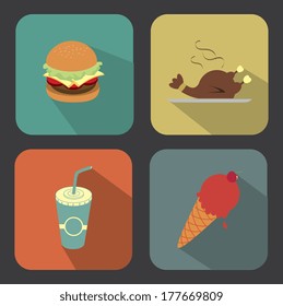 menu design over black  background vector illustration    