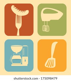 menu design over cream  background vector illustration    