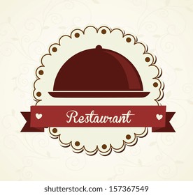 menu design over white background vector illustration